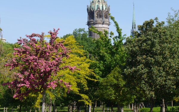 Luthergarten mit Schlosskirche 5, Foto: Tourist-Information Lutherstadt Wittenberg