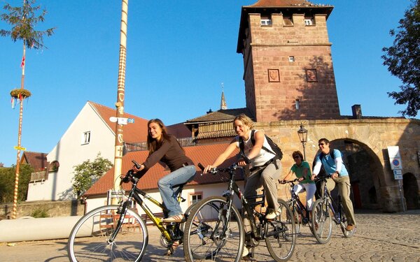 Unterer Stadtturm in Wolframs-Eschenbach, Foto: TV Fränkisches Seenland