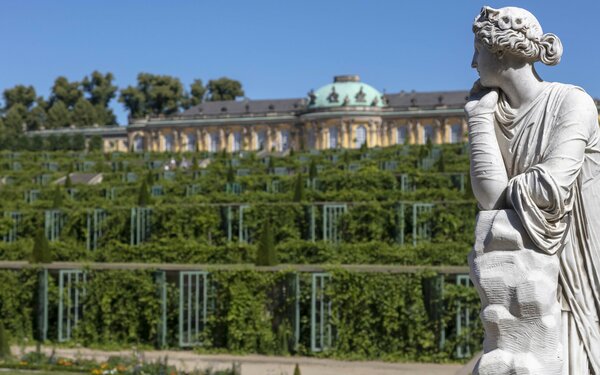 Schloss Sanssouci, Foto: André Stiebitz, Lizenz: PMSG SPSG