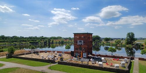 Strandbar im Elbe Resort Alte Ölmühle , Foto: Elbe Resort Alte Ölmühle, Lizenz: Tourismusverband Prignitz