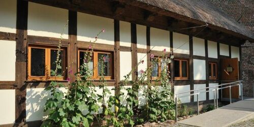 Besucherzentrum Burg Lenzen - Eingang zu den Ausstellungen, Foto:  Diethelm Wulfert, Lizenz: Tourismusverband Prignitz e.V.