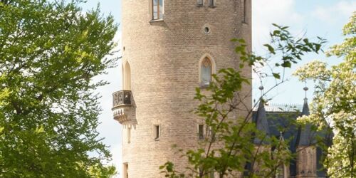 Spitze des Flatowturm im Park Babelsberg, Foto: André Stiebitz, Lizenz: SPSG/PMSG