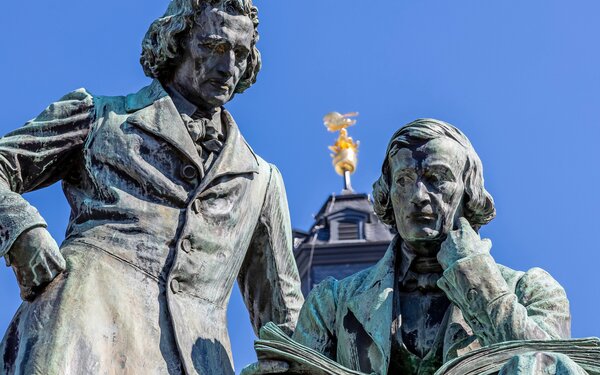 Brüder-Grimm-Nationaldenkmal, Foto: FrankfurtRheinMain