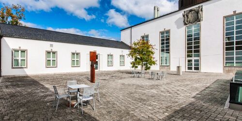 Innenhof der Kunsthalle Schweinfurt, Foto: F.Trykowski