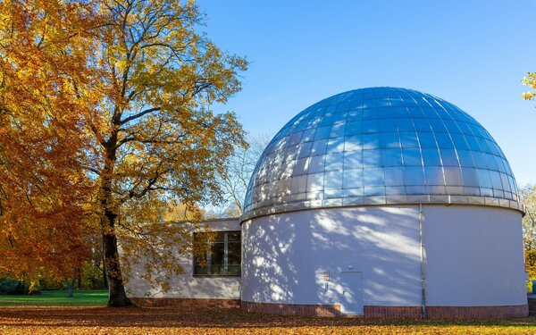 Herbststimmung am Planeatrium Cottbus, Foto: Andreas Franke, Lizenz: CMT Cottbus