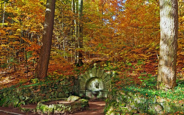 Lauchagrund, Luther-Brunnen, Foto: Lenz