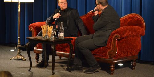 Filmgespräch mit Matthias Brandt im Kinosaal, Foto: Filmmuseum Potsdam