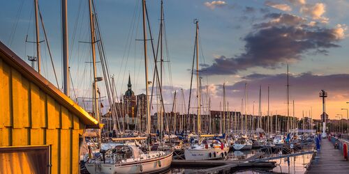 Blaue Wunder in Stralsund