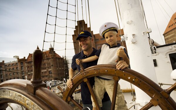 Steuerrad Gorch Fock, Foto: Jens König