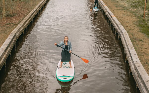 Stand-Up-Paddling - Grachten und Treenenschifffahrt, Foto: Förde Fräulein