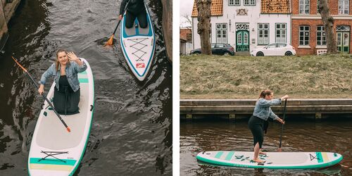 Stand-Up-Paddling - Grachten und Treenenschifffahrt, Foto: Förde Fräulein