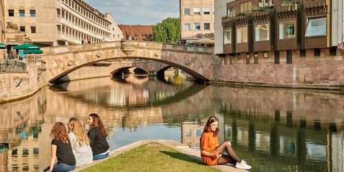 Von Fürth nach Nürnberg entlang der Pegnitz