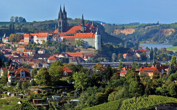 Blick von der Juchhöh, Foto: Anne Dziallas, Lizenz: Stadtverwaltung Meißen