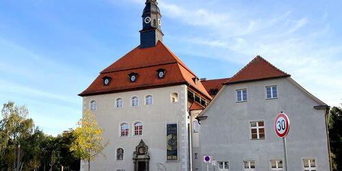 Schlossturm und Stadtbibliothek Lübben, Foto: Antje Tischer, Lizenz: TMB Fotoarchiv