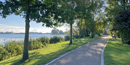 Promenade Mündesee Angermünde, Foto: Alena Lampe