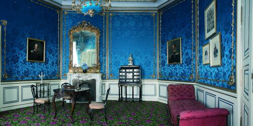 Schloss Branitz - Blauer Salon, Foto: SFPM, Lizenz: SFPM