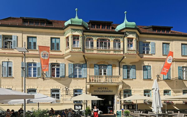 Der Brauereigasthof "Müllerbräu" in Pfaffenhofen an der Ilm, Foto: Uwe Miethe