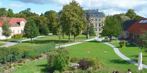 Blick auf den Campus Schloss Trebnitz, Foto: Franziska Mandel