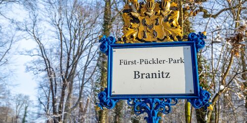 Winter in Park und Schloss Branitz, Foto: Andreas Franke, Lizenz: CMT Cottbus