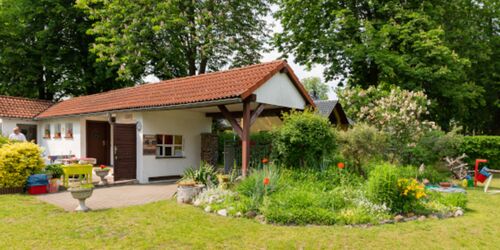 Strandbad Neue Mühle - Eingang, Foto: Steffen Lehmann, Lizenz: TMB-Fotoarchiv