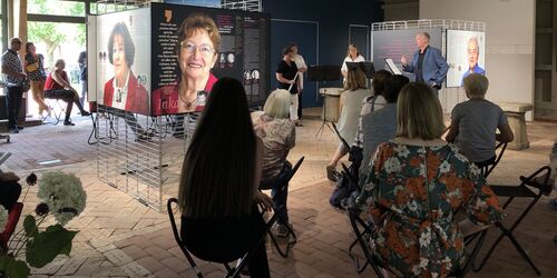 Blick in den Ausstellungspavillon, Foto: Stadtmuseum Schwedt/Oder, Lizenz: Stadtmuseum Schwedt/Oder